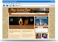 Play Guitar Fast Blog Theme